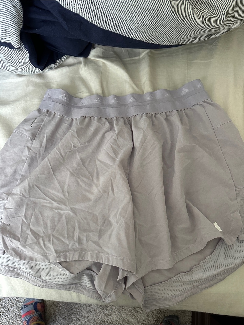 adidas Light Lavender Women's Athletic Shorts